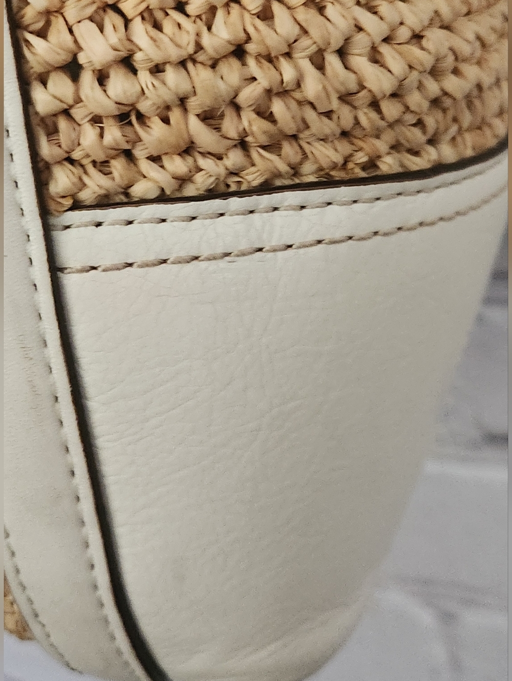 Coach Hamptons Weekend Straw Applique Tote Bag #19347 - Picture 13 of 16